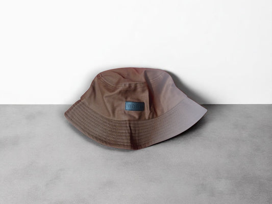 Rubber Patch Bucket Hat - Chocolate
