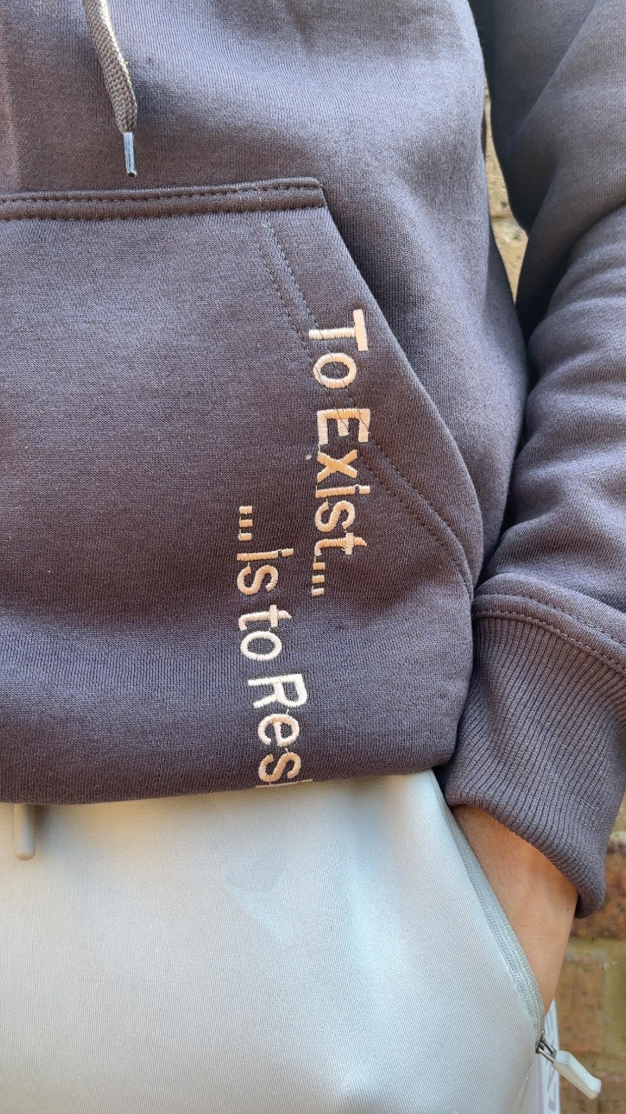 Palestine Humanity Hoodie - Smoke Grey