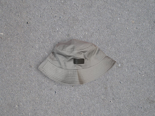 Rubber Patch Bucket Hat - Grey